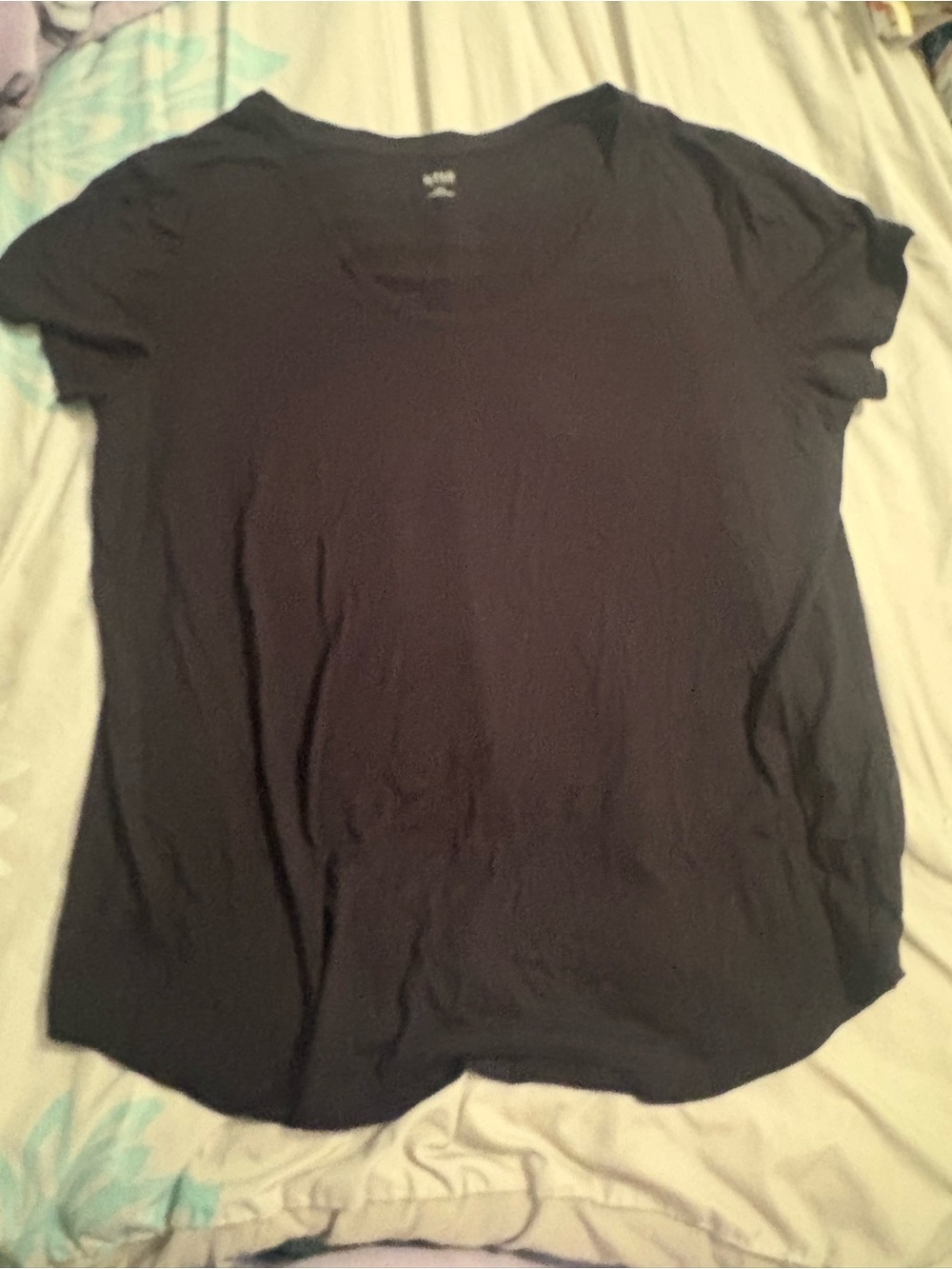 a.n.a Black Short-Sleeve Crewneck Tee